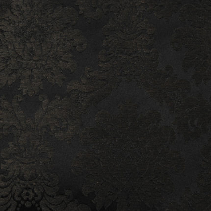 Tissu noir damassé // TPA01