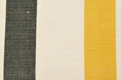 Tissu lignes noirs et jaunes // TPA15