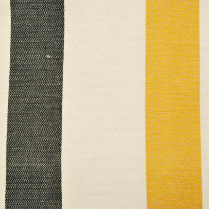 Tissu lignes noirs et jaunes // TPA15
