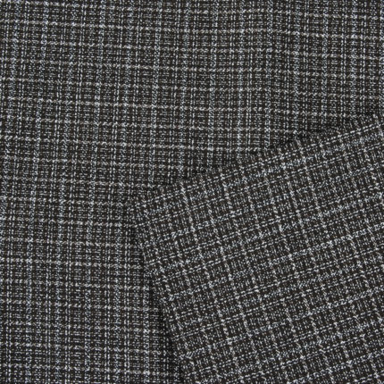 Tissu brun carré blancs// TPA41
