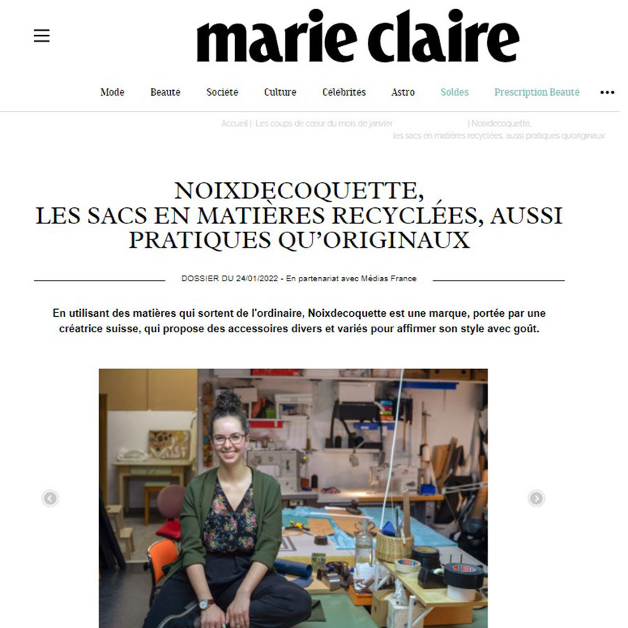 Noixdecoquette - marieclaire.fr - medias france // noixdecoquette.ch